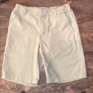 Preowned boys shorts Sz 10 tan color